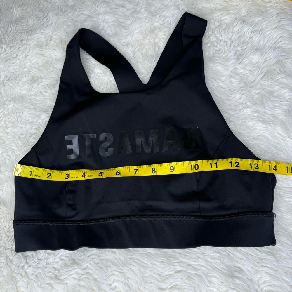 Lululemon Namaste Sports Bra Black Size 10 Style# W2AMIS Athleisure Activewear - Picture 4 of 8